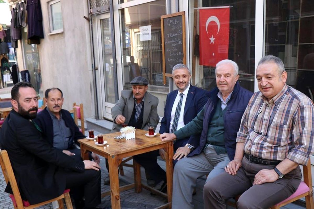 Başkan Biçer\'den esnaf ziyareti
