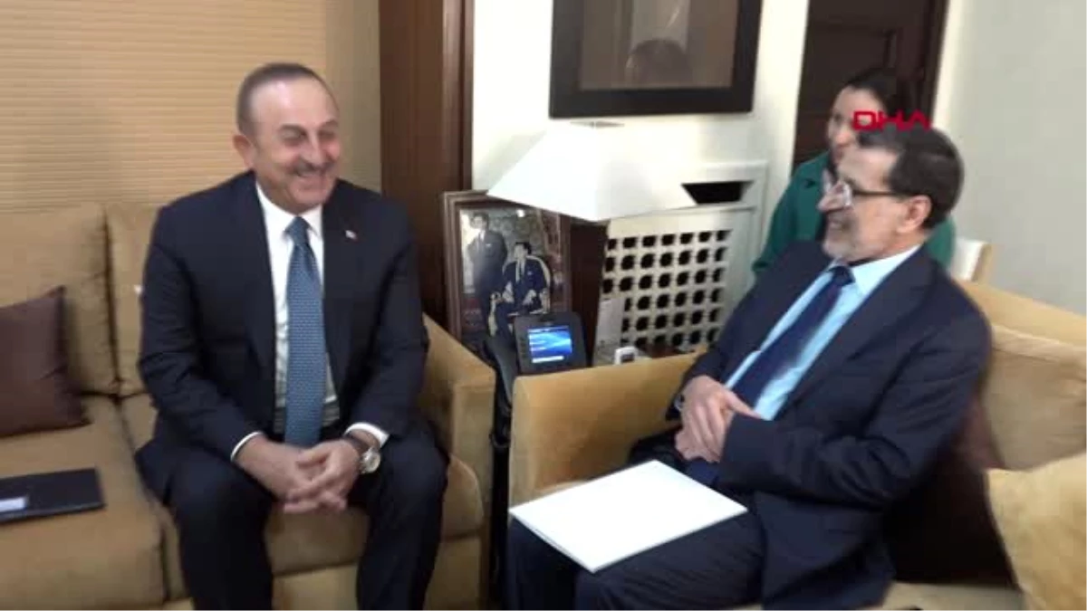 Çavuşoğlu, fas hükümet başkanı el othmani ile görüştü