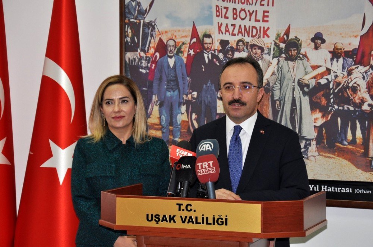 İçişleri Bakan Yardımcısı Çataklı Uşak\'ta incelemelerde bulundu