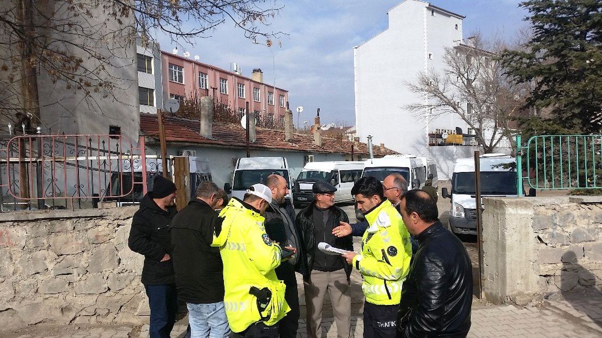 Kulu\'da öğrenci servis araçları denetlendi