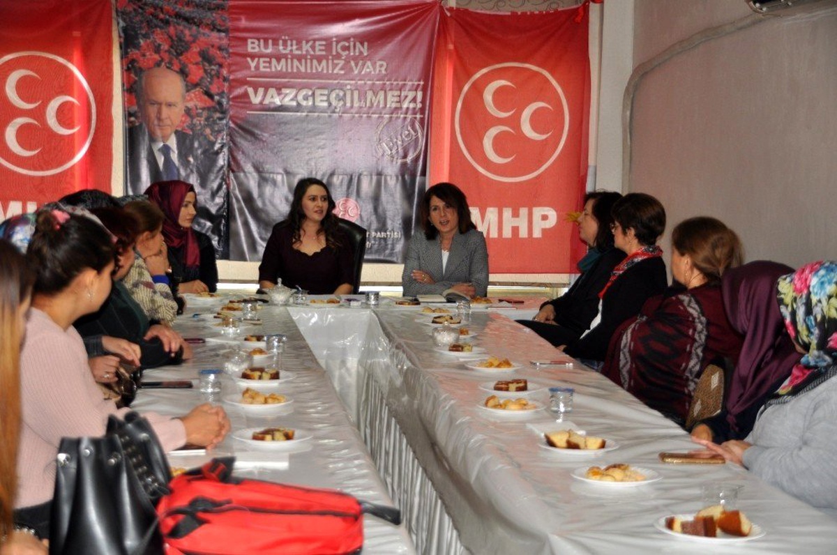 MHP\'li kadınlardan kadına dair sunum