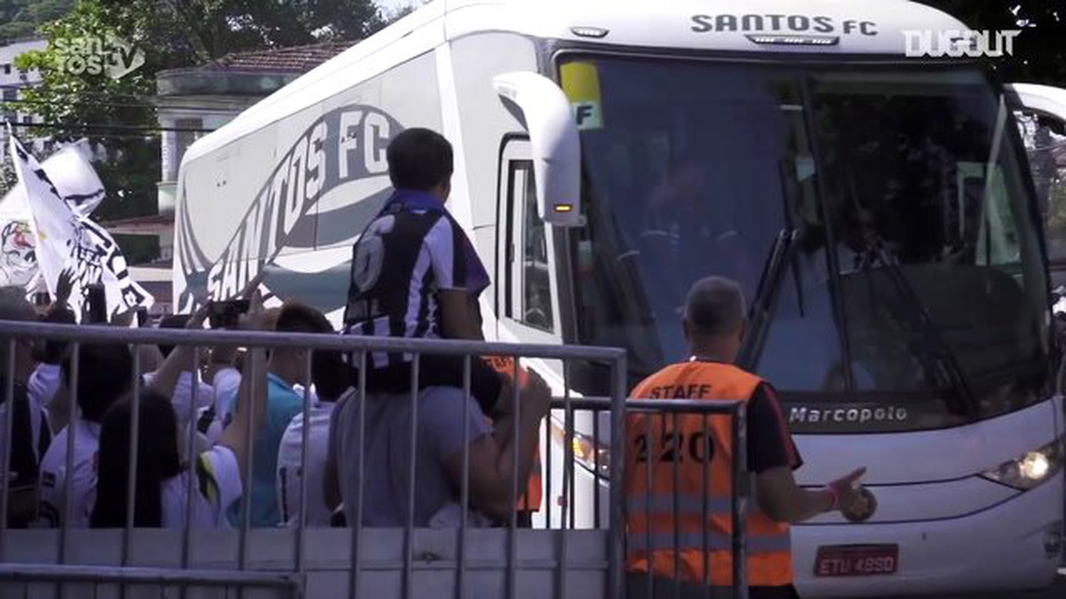 Santos\'un Flamengo Zaferinin Perde Arkası Görüntüleri