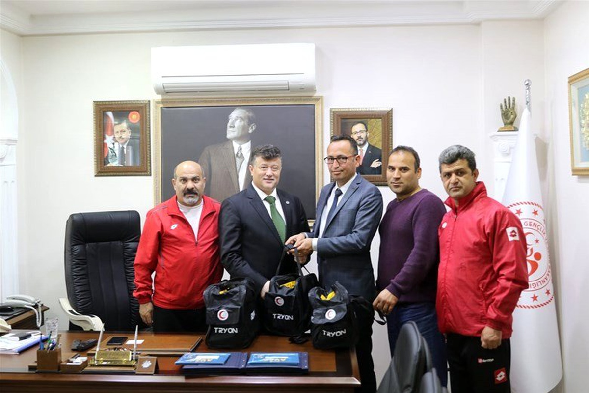 Spor Müsabakaları Sağlıkçılar Derneği\'nden Fillikçioğlu\'na ziyaret