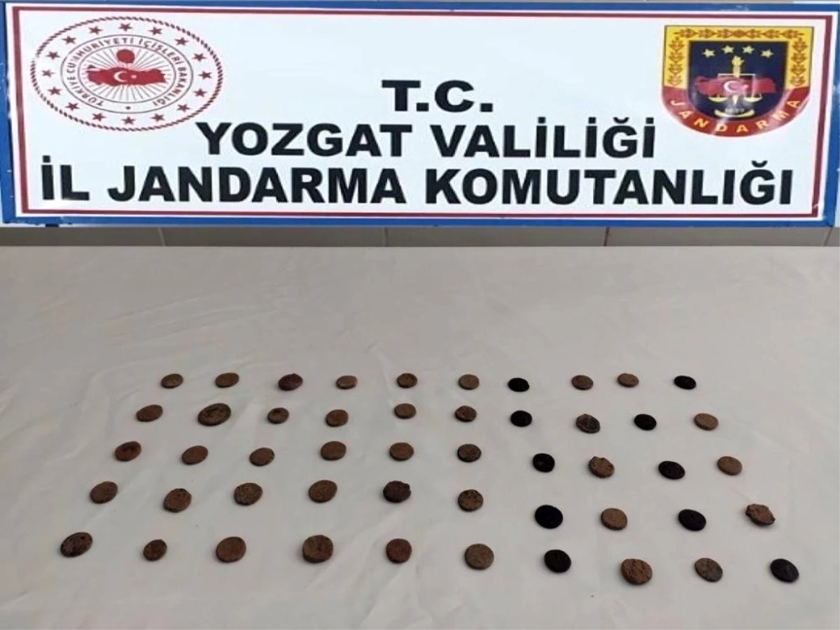 Yozgat\'ta 50 adet sikke ele geçirildi