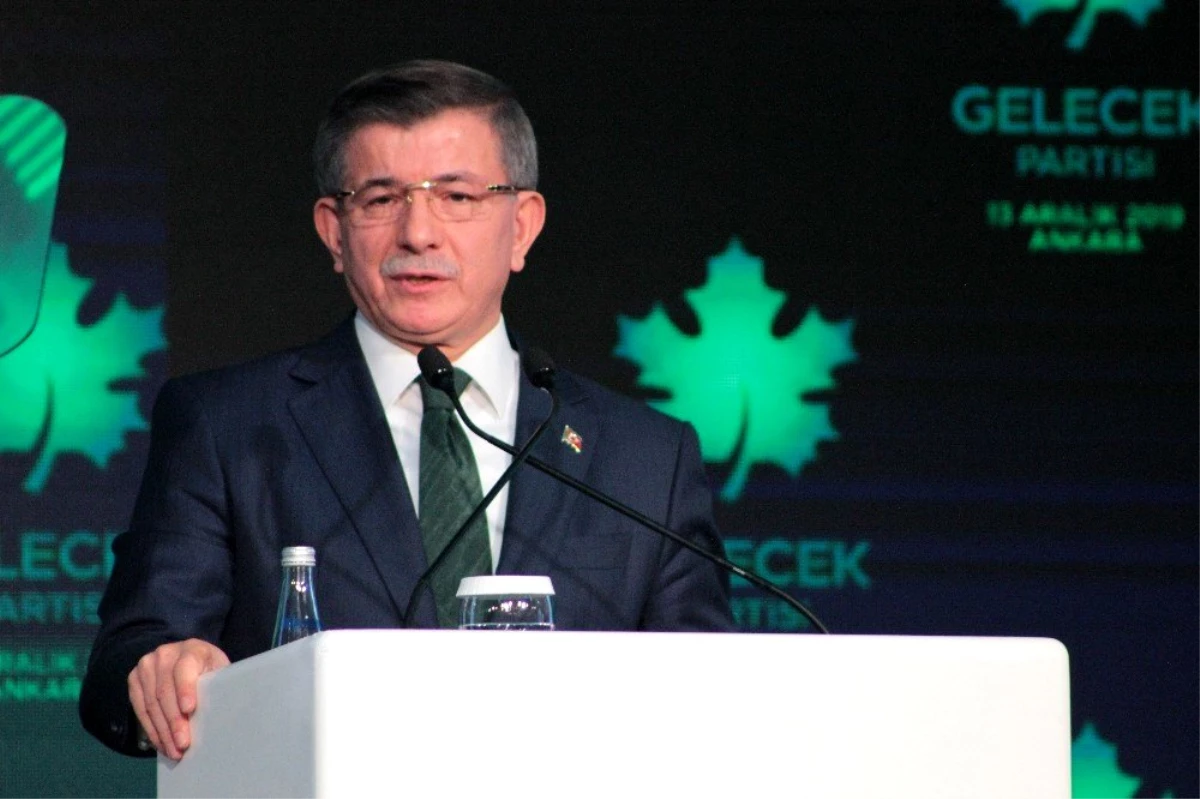 Ahmet Davutoğlu yeni kurulan partiyi tanıttı