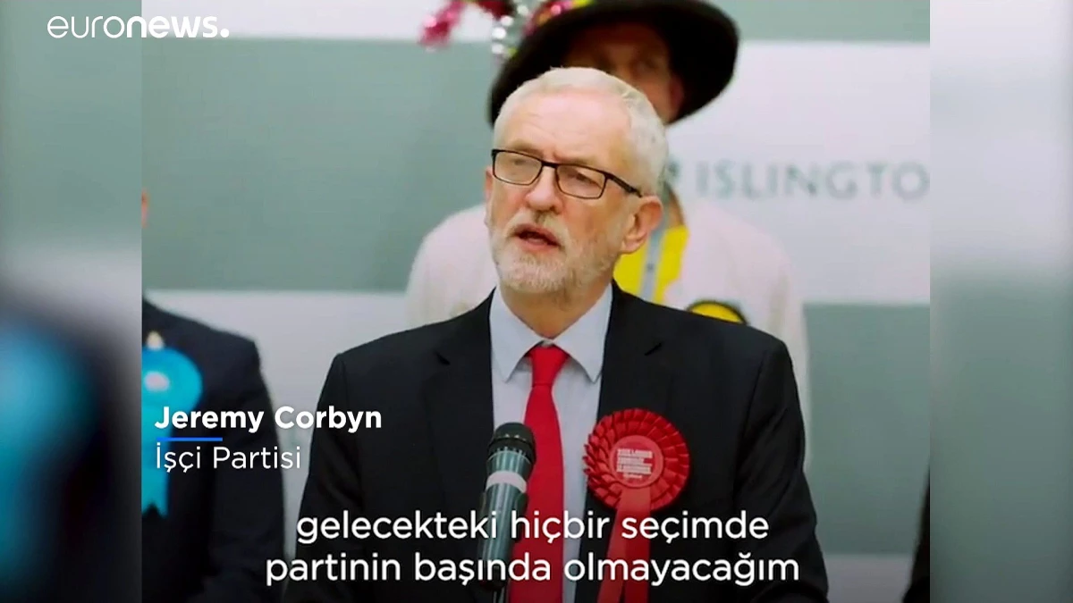 İngiltere\'de seçim hezimeti yaşayan İşçi Partisi lideri Jeremy Corbyn görevini bırakıyor