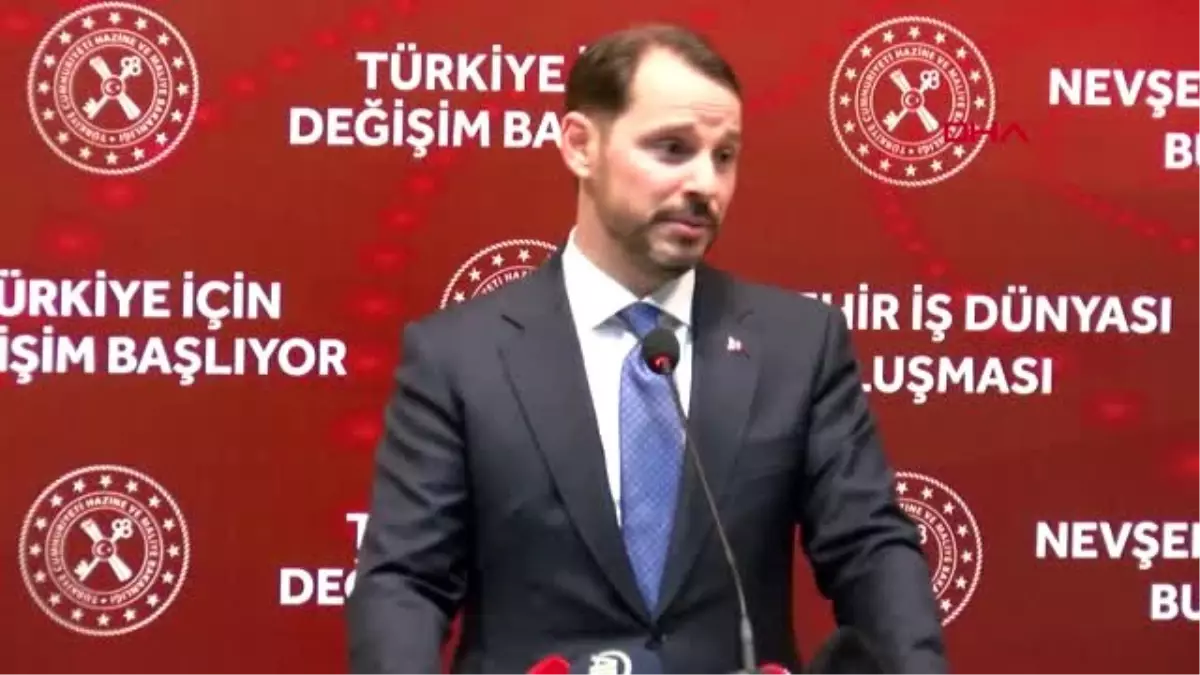 Nevşehir bakan albayrak kamu bankaları, 2020\'ye girmeden tek haneli faizleri başlatıyor