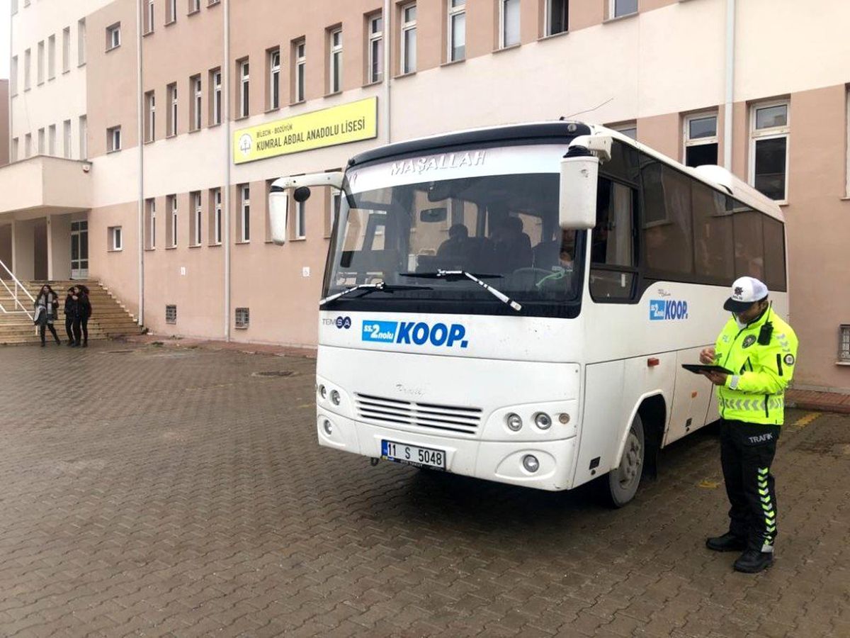 Öğrenci servis denetimleri artarak devam ediyor