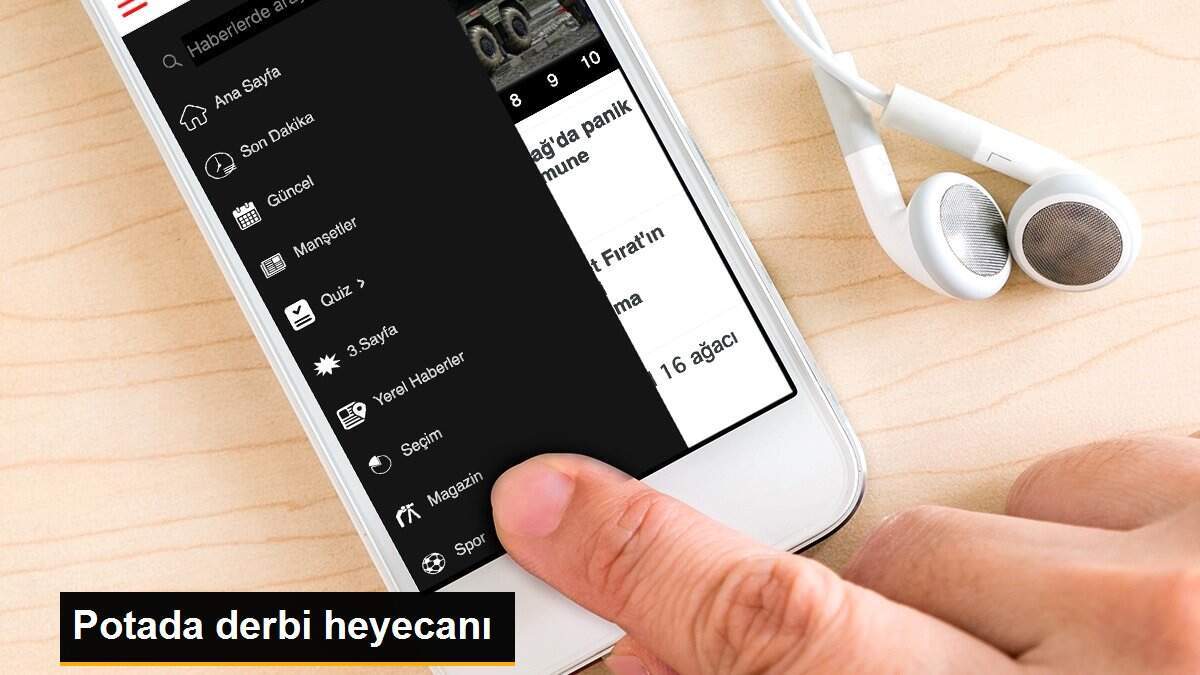 Potada derbi heyecanı
