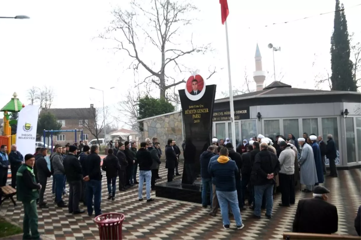 Şehit Hüseyin Gencer Parkı hizmete girdi