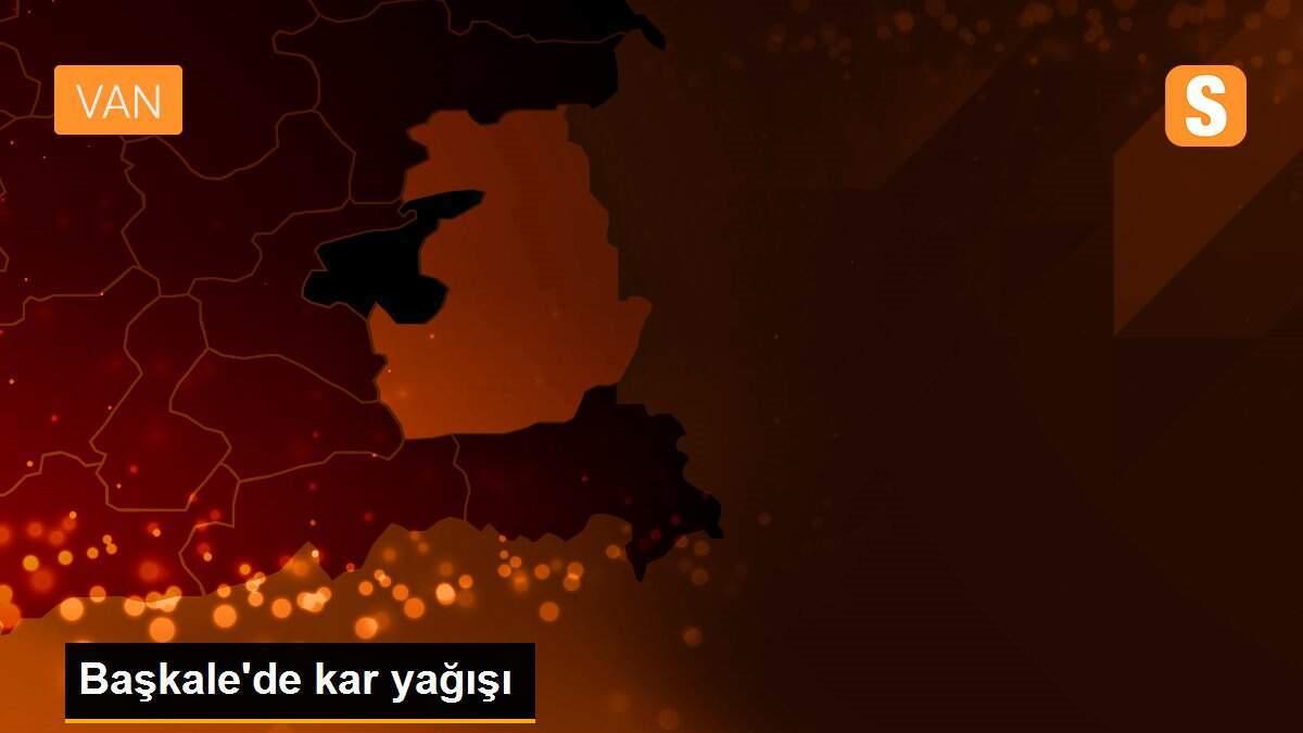 Başkale\'de kar yağışı