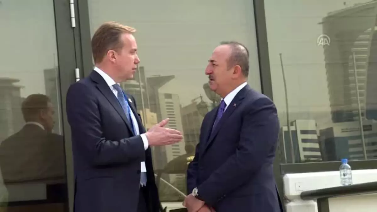 Çavuşoğlu, Dünya Ekonomik Forumu (WEF) Başkanı Borge Brende ile görüştü