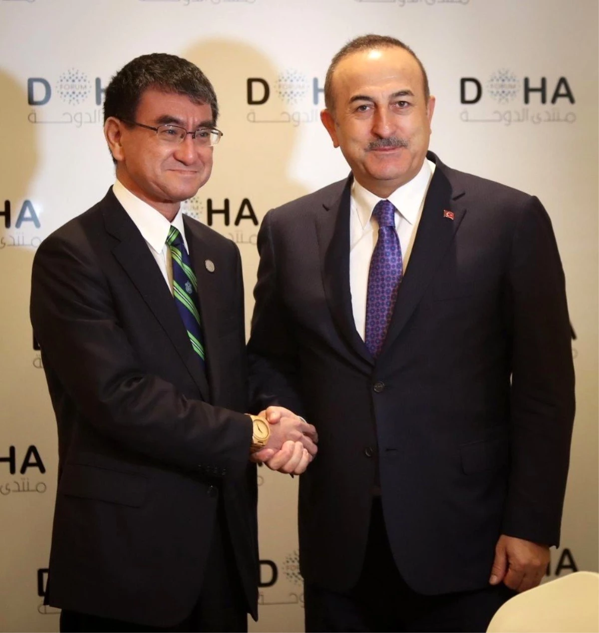 Dışişleri Bakanı Çavuşoğlu, Japonya Savunma Bakanı Kono ile görüştü
