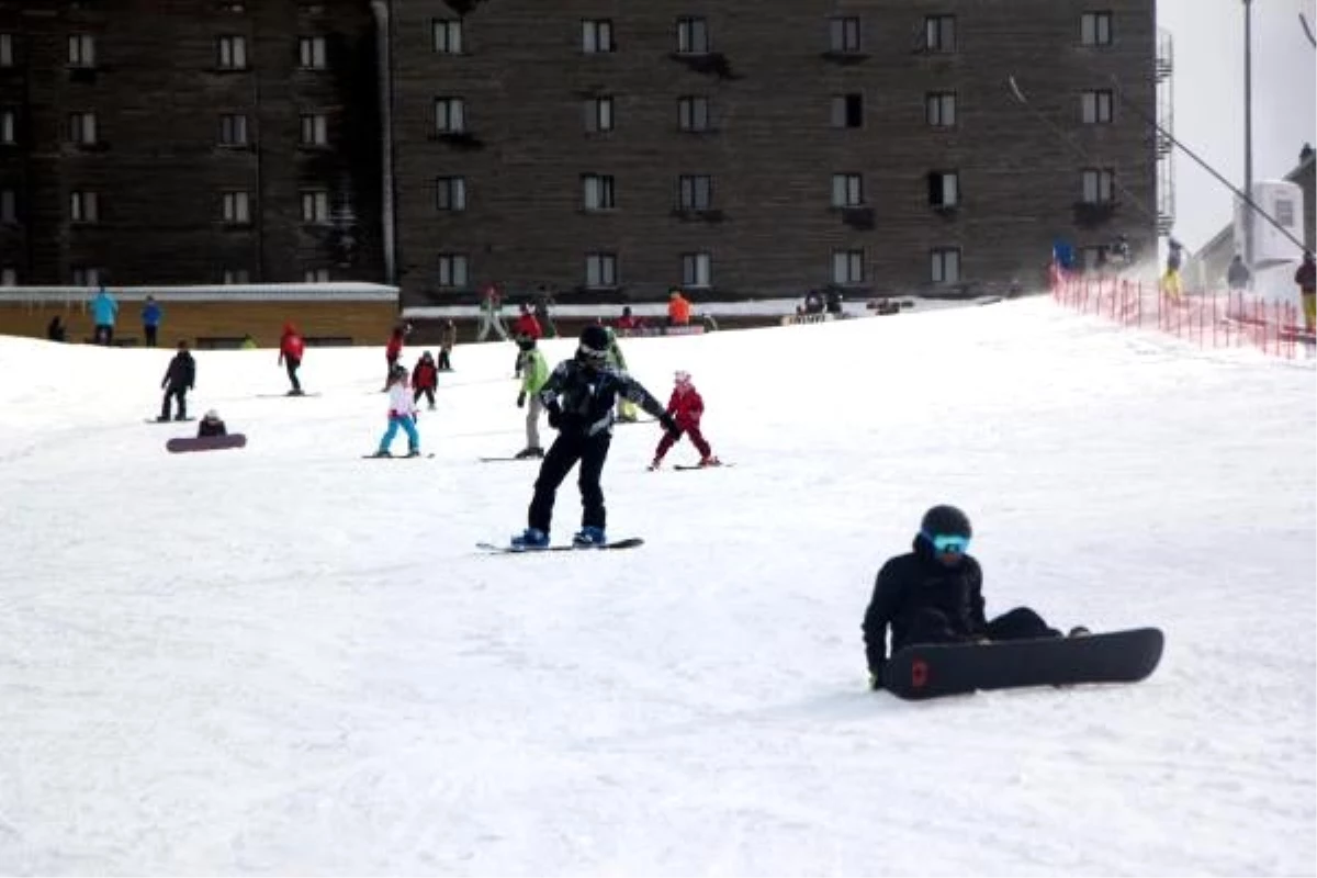 Kartalkaya\'da kayak sezonu açıldı