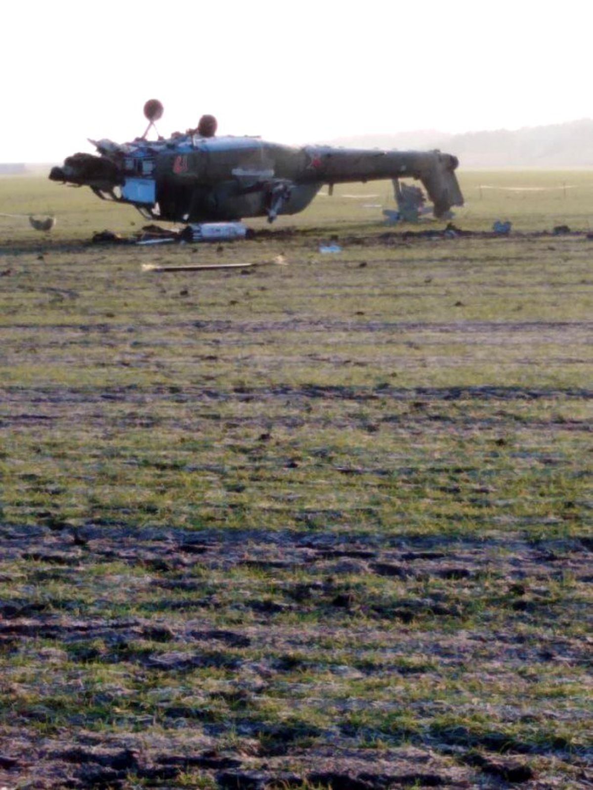 Rus askeri helikopteri takla atarak düştü: 2 ölü
