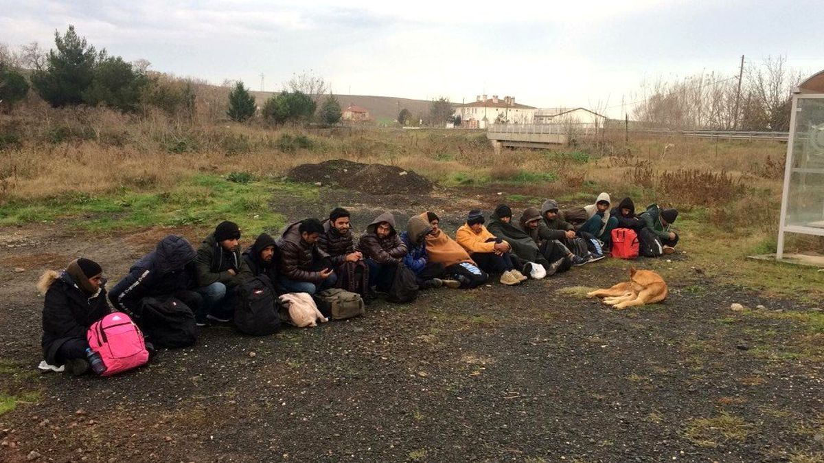 Tekirdağ\'da 26 kaçak göçmen yakalandı