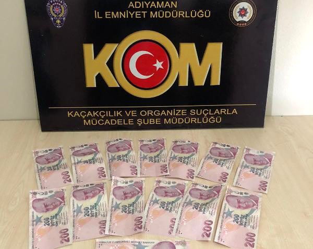 Adıyaman\'da sahte paraları atarak kaçmaya çalışan şüpheli tutuklandı