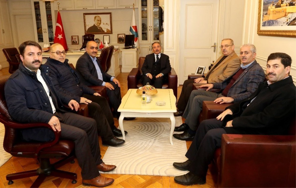 AİÇÜ Rektörü Prof. Dr. Karabulut, Diyanet-Sen Genel Başkanı Mehmet Bayraktutar\'ı misafir etti