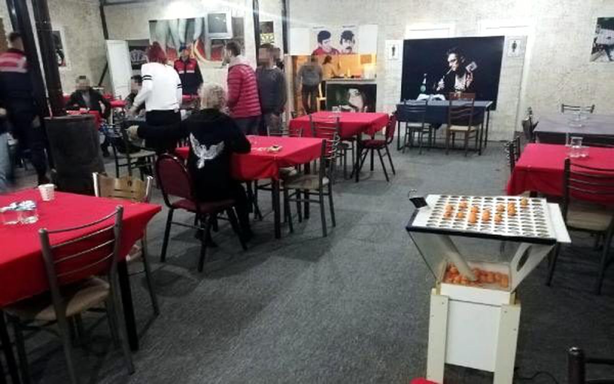 Çay ocaklarına tombala baskını