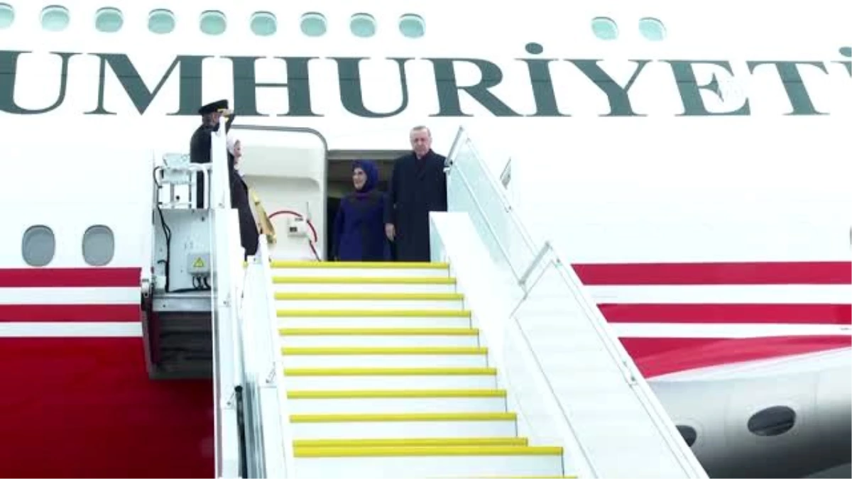 Cumhurbaşkanı Erdoğan, İsviçre\'de - Havalimanı karşılama