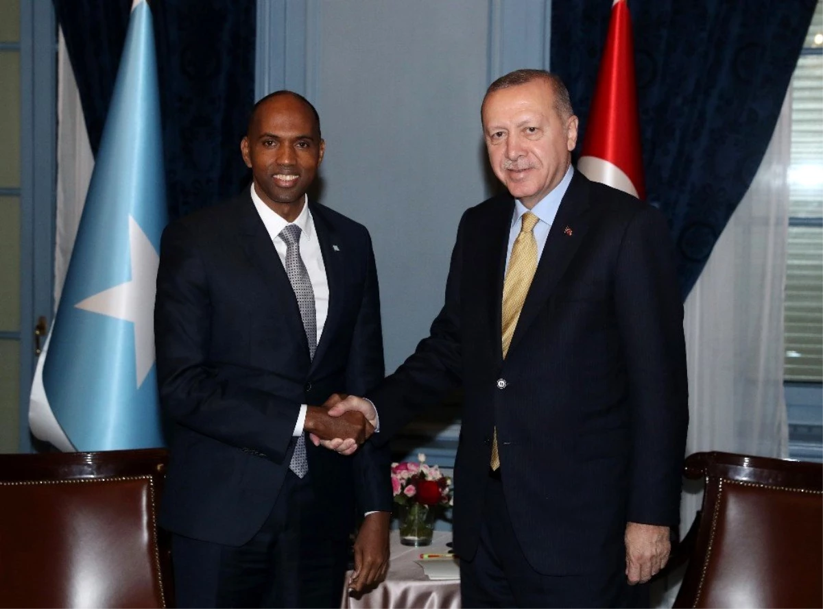 Cumhurbaşkanı Erdoğan, Somali Başbakanı Hayri\'yi kabul etti