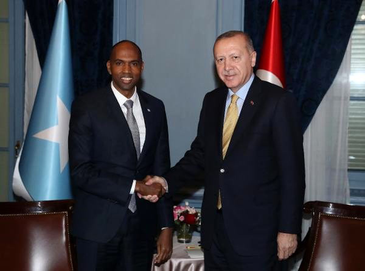 Erdoğan, Cenevre\'de Somali Başbakanı Kayre\'yi kabul etti