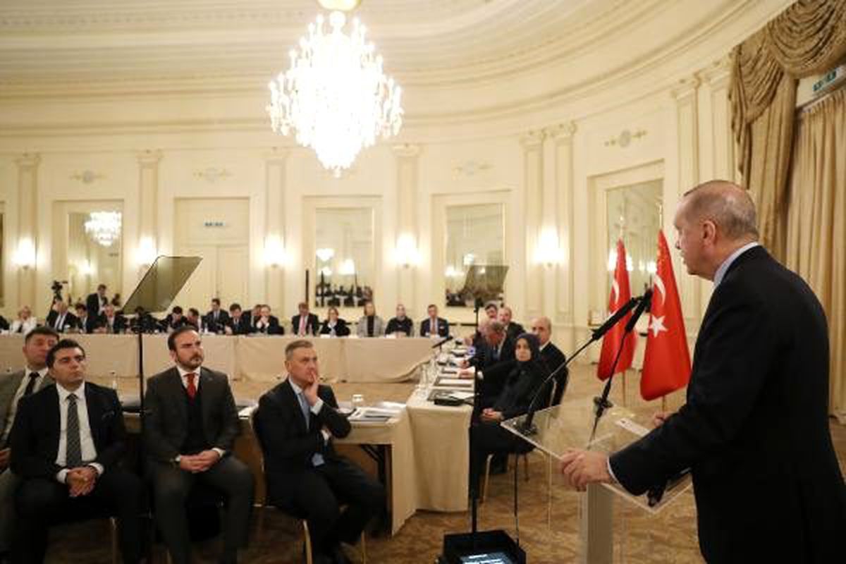 Erdoğan, Uluslararası Demokratlar Birliği Avrupa Temsilcileri\'ni kabul etti