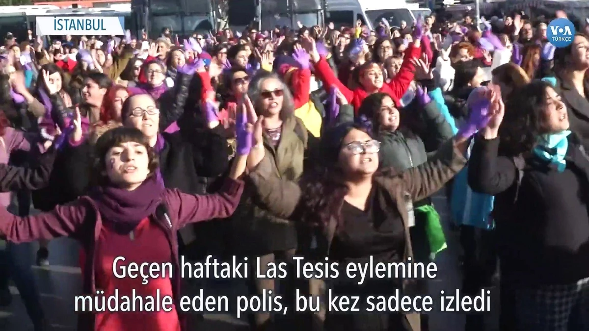 İstanbullu Kadınlar Las Tesis\'i Bu Kez Beşiktaş\'ta Söyledi