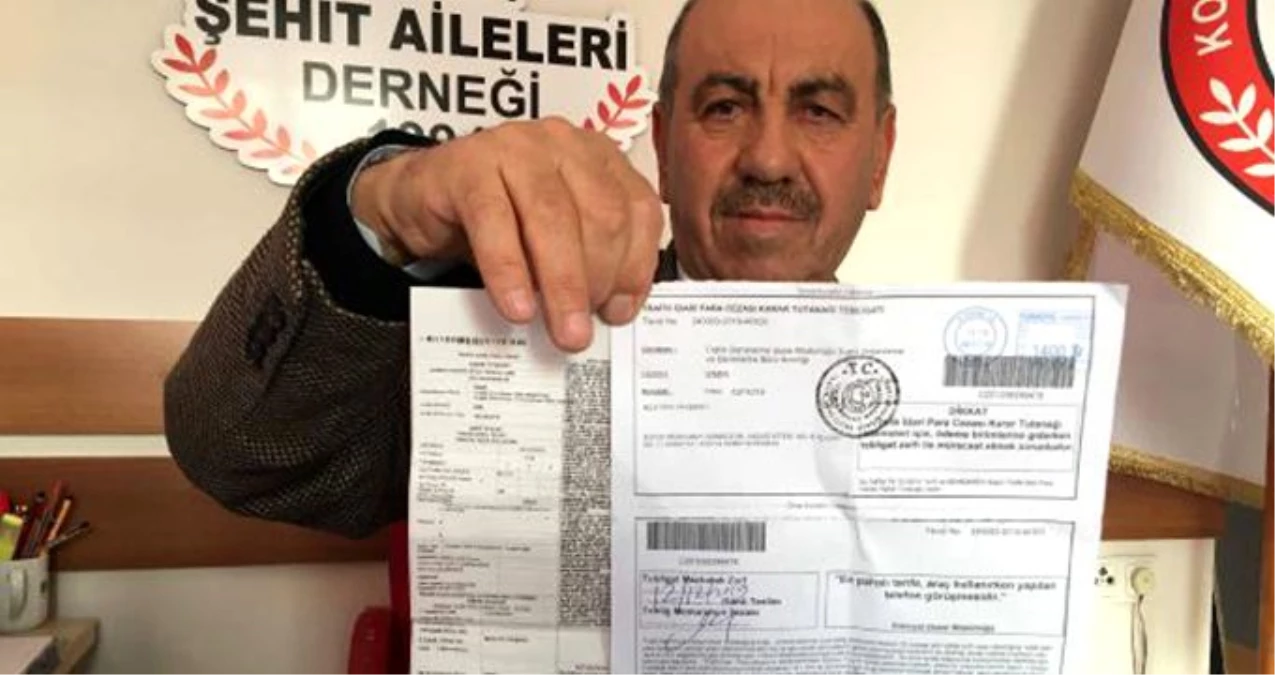 Şehit babasının otomobiline, hiç gitmediği İzmir\'de park cezası kesildi