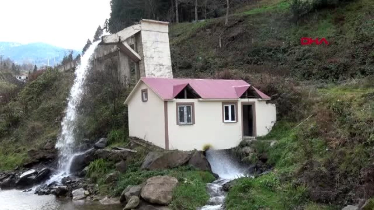 Trabzon değirmende üretilen elektrik camiyi aydınlatıyor