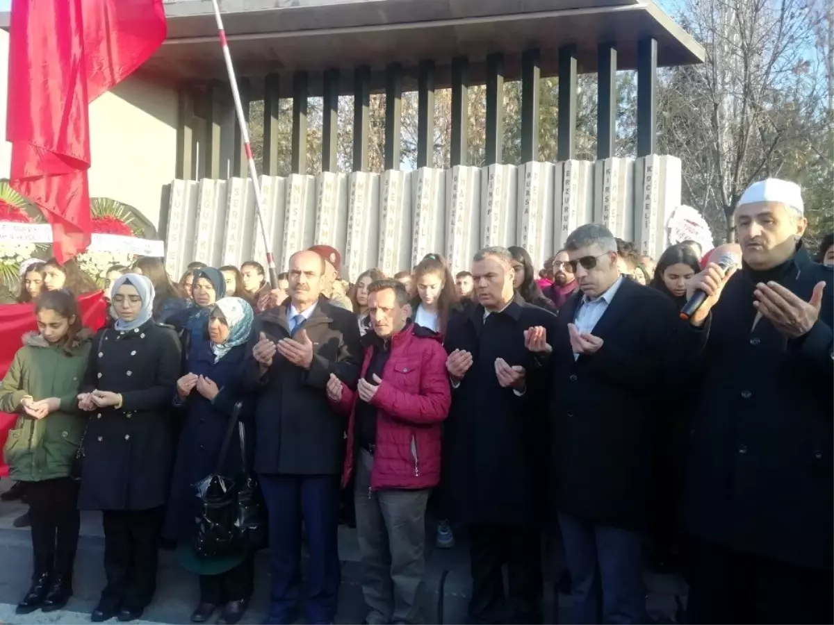 17 Aralık Kayseri şehitleri anıldı