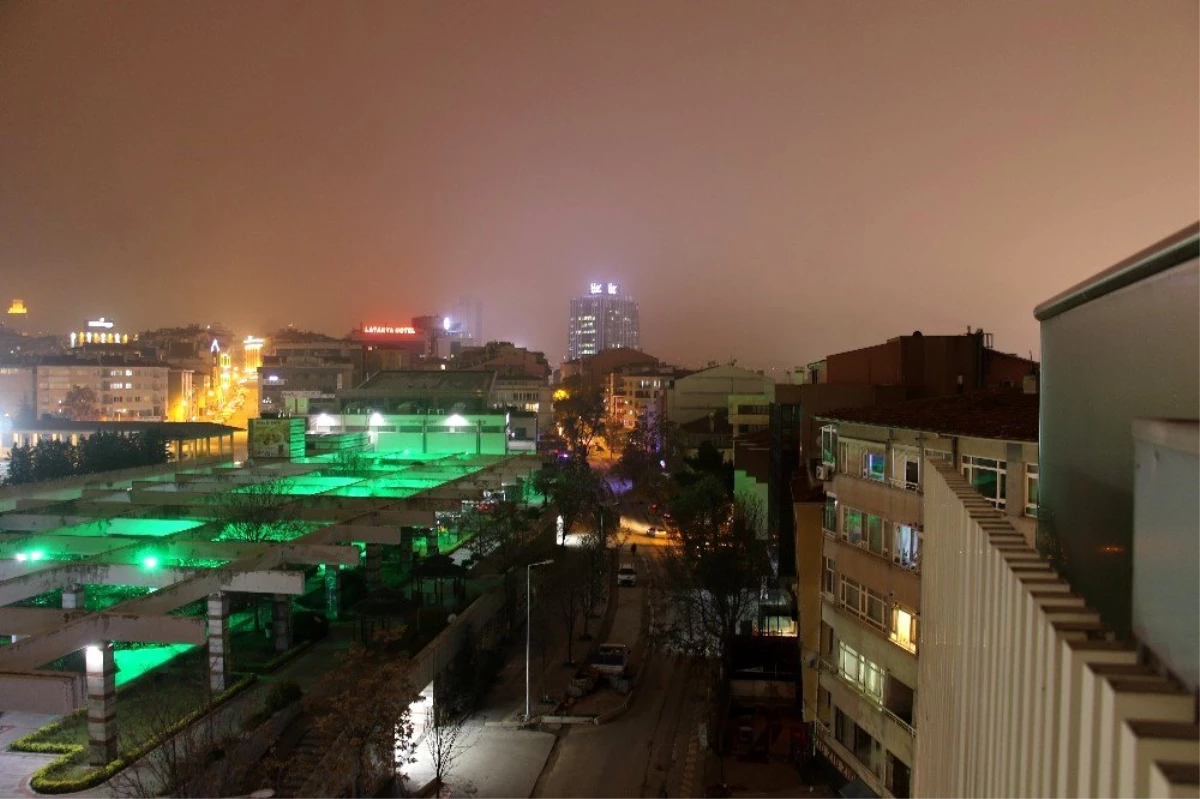 Başkent sokaklarında yoğun sis