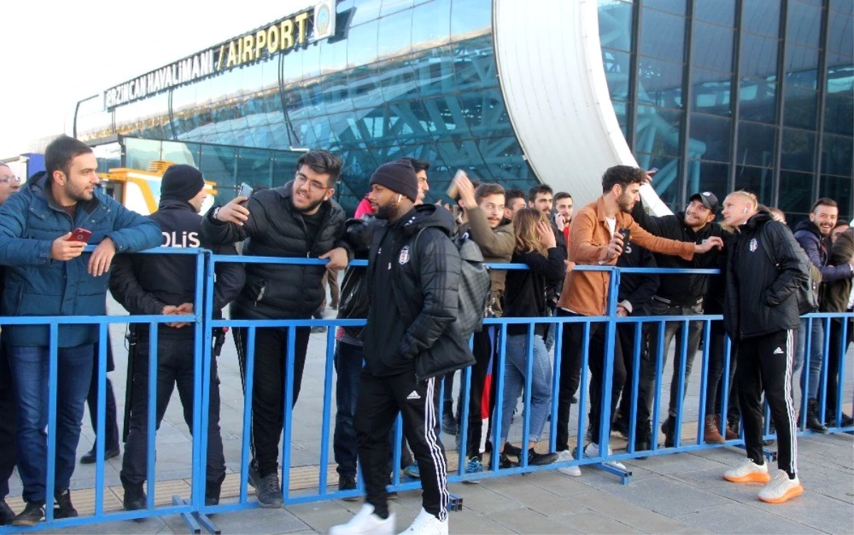 Beşiktaş\'a Erzincan\'da coşkulu karşılama