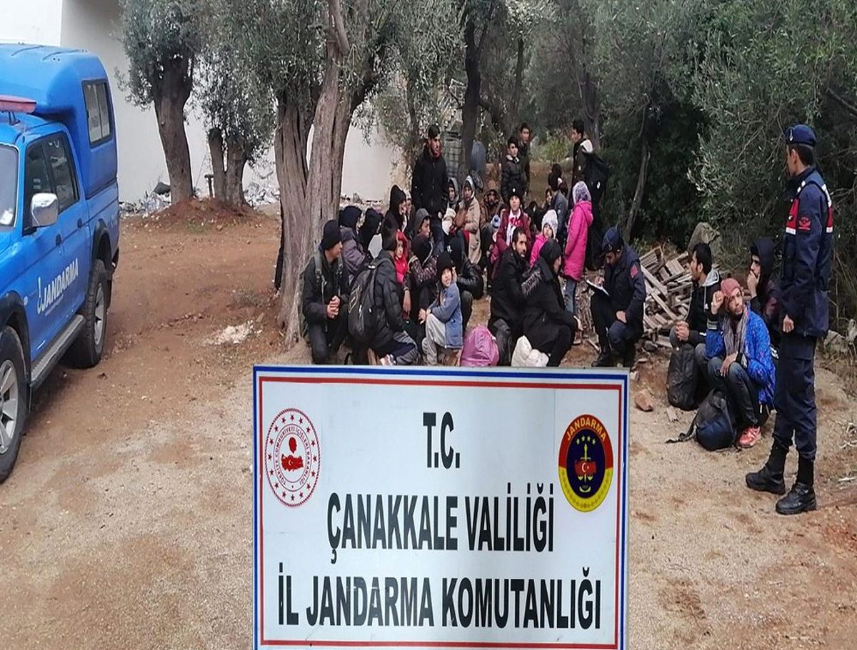 Çanakkale\'de 201 mülteci yakalandı