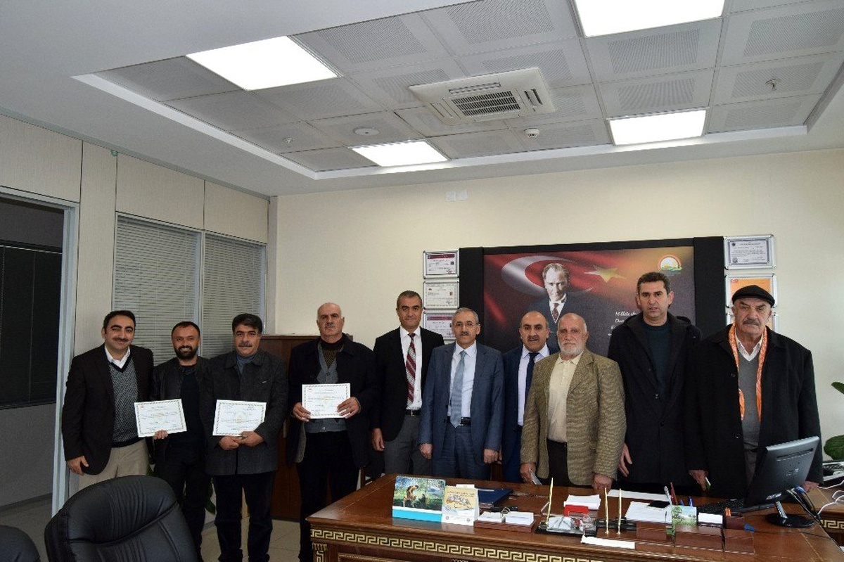 EKÜY üreticilerine sertifikaları verildi