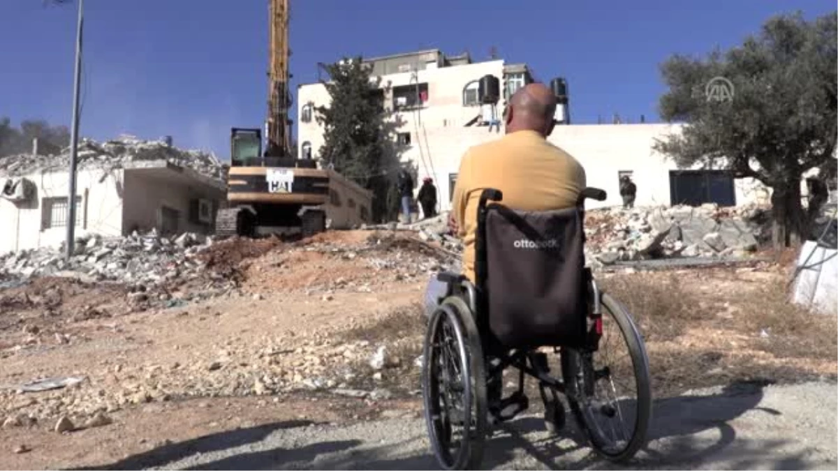 İsrail, Filistinli engellinin evini bir kez daha yıktı (1) - DOĞU