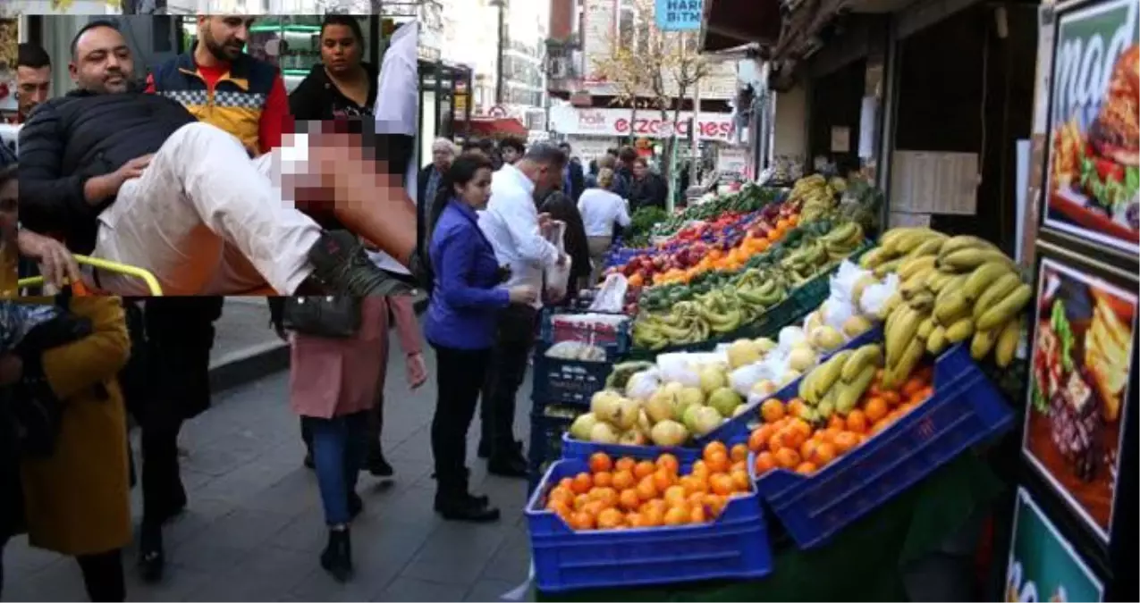 Market çalışanı, parasını vermeden meyve yiyen turisti bıçakladı