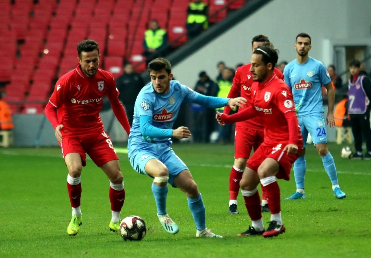 Ziraat Türkiye Kupası: Samsunspor: 0 - Çaykur Rizespor: 0 (İlk yarı)