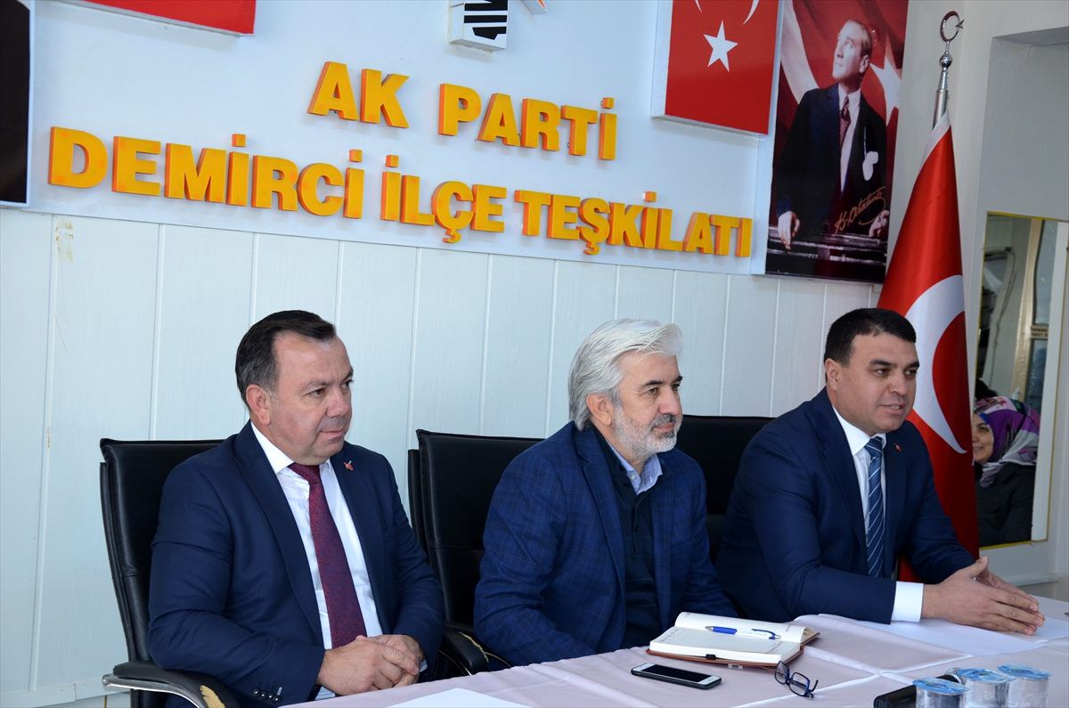 AK Parti İl Başkanı Hızlı\'dan Gördes, Demirci ve Köprübaşı teşkilatlarına ziyaret