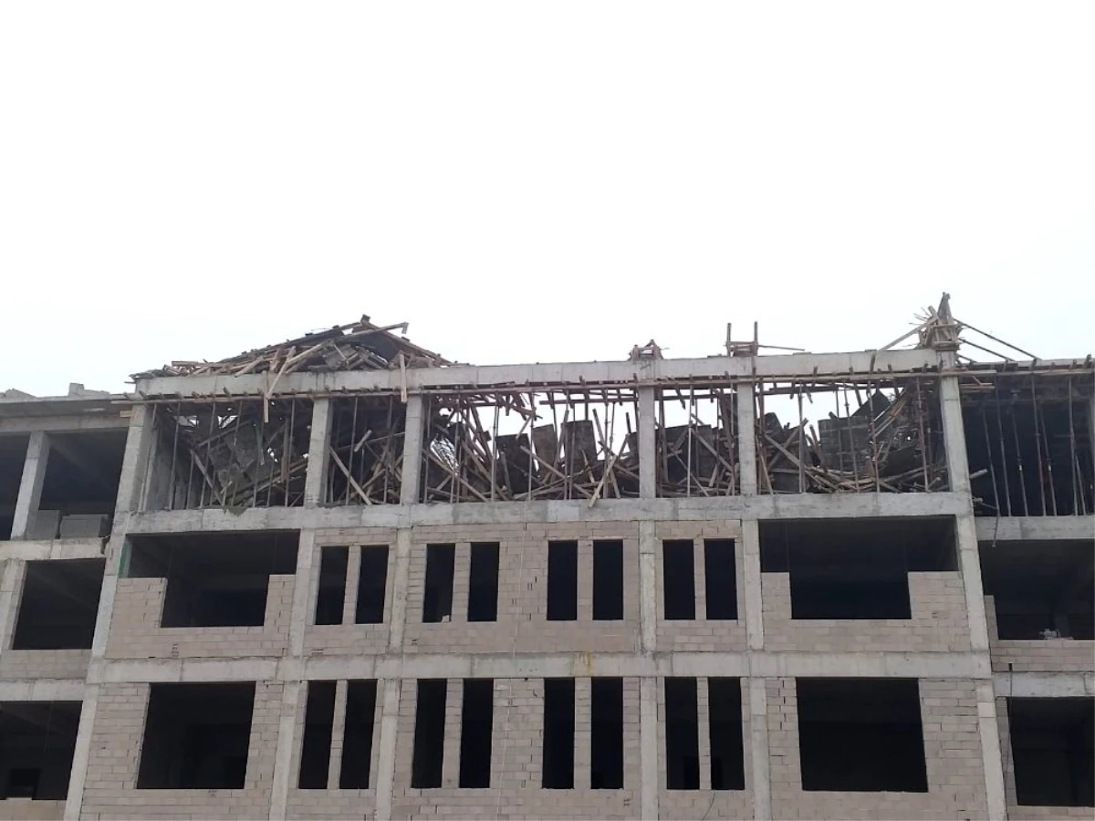 Ankara\'da ilkokul inşaatı çöktü: 1 ölü, 1 yaralı
