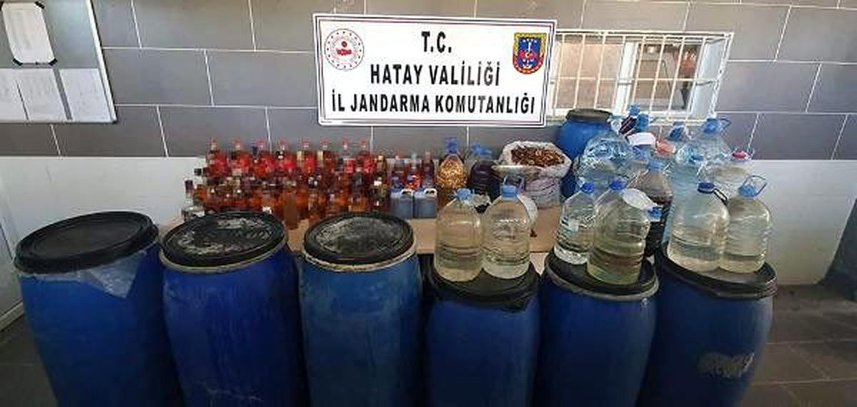 Arsuz\'da kaçak içki operasyonu