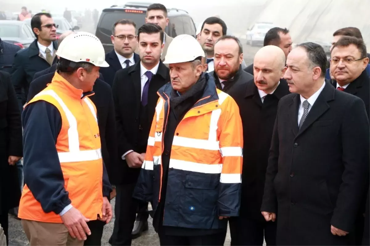Bakan Turhan, Ankara-Sivas YHT hattını inceledi