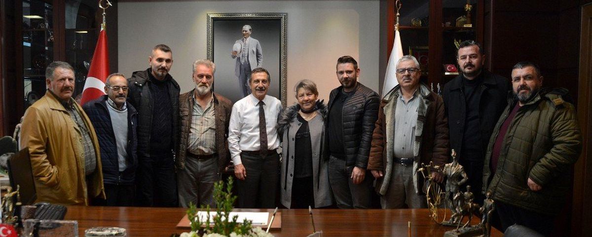 Başkan Ataç\'a ziyaretler