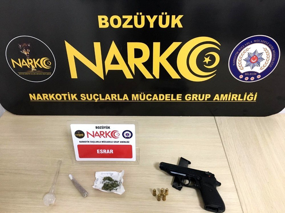 Bozüyük\'te uyuşturucu operasyonu, 2 gözaltı