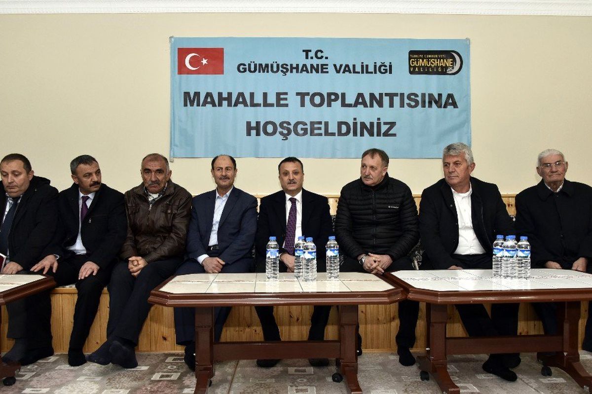 Gümüşhane\'de mahalle toplantıları devam ediyor