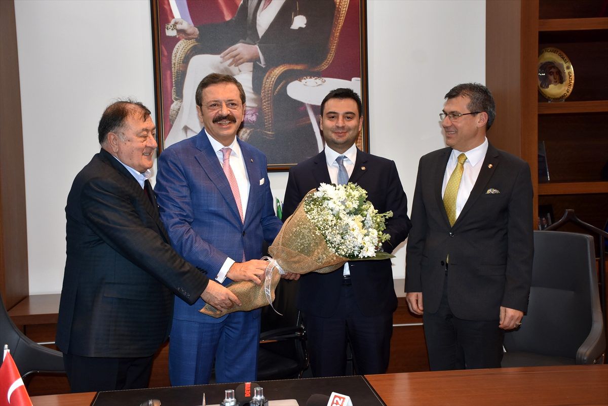 Hisarcıklıoğlu, WCF üyeliğine seçilen Çorlu TSO Başkanı Volkan\'ı tebrik etti