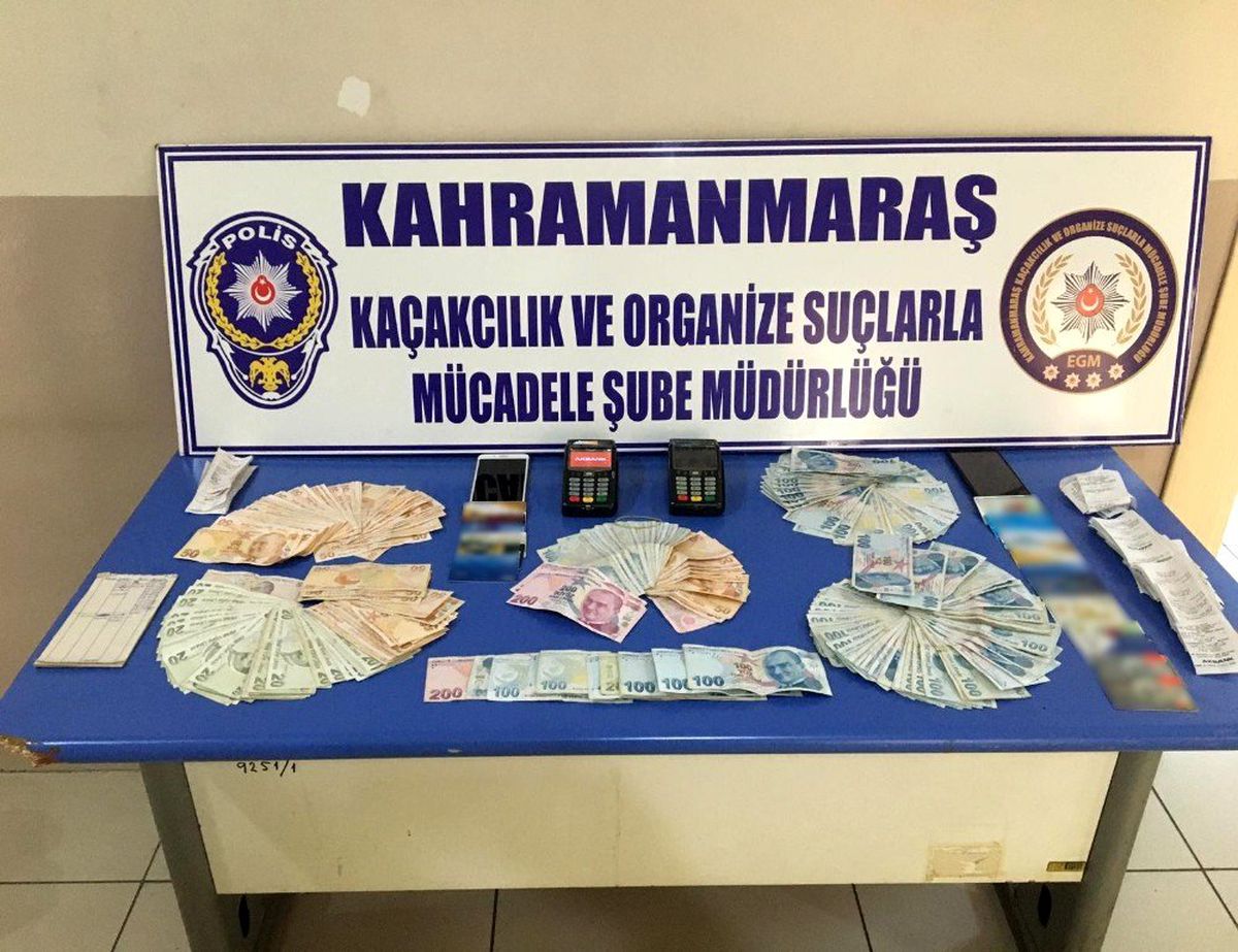 Kahramanmaraş\'ta pos tefeciliği operasyonu: 3 gözaltı