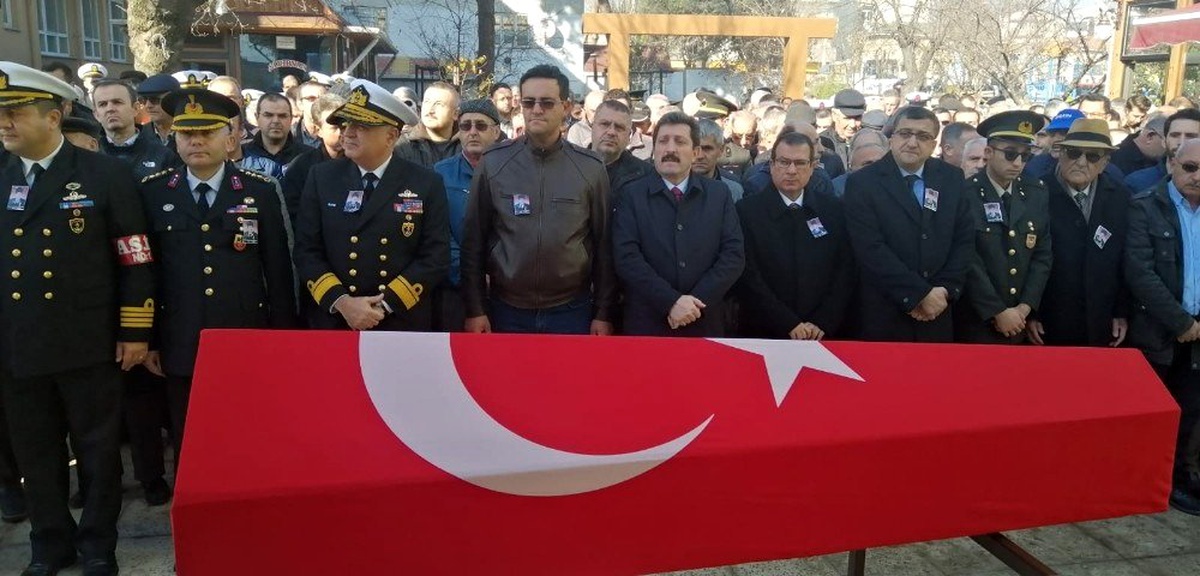 Kıbrıs gazisi, Çanakkale\'de son yolculuğuna uğurlandı