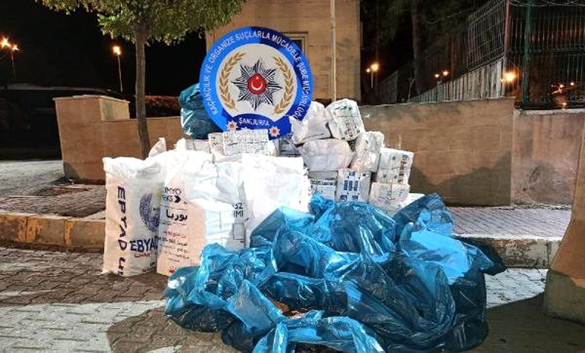 Şanlıurfa\'da kaçak sigara ve tütüne gözaltı