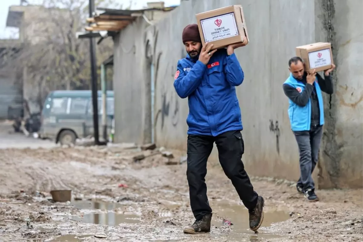 TDV terörden arındırılan bölgelere yardım ulaştırdı